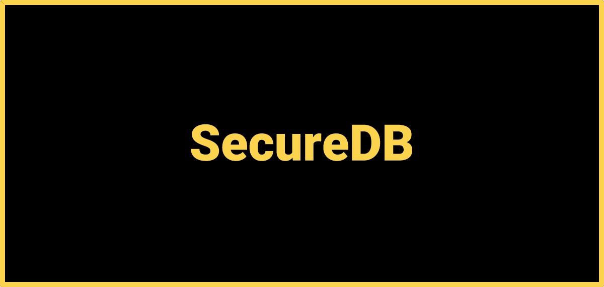 SecureDB - Banco de dados seguro e intuitivo